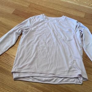 Long sleeve pink top